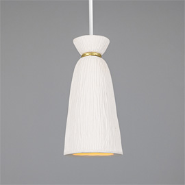 Pando Matt White Pendant Light 